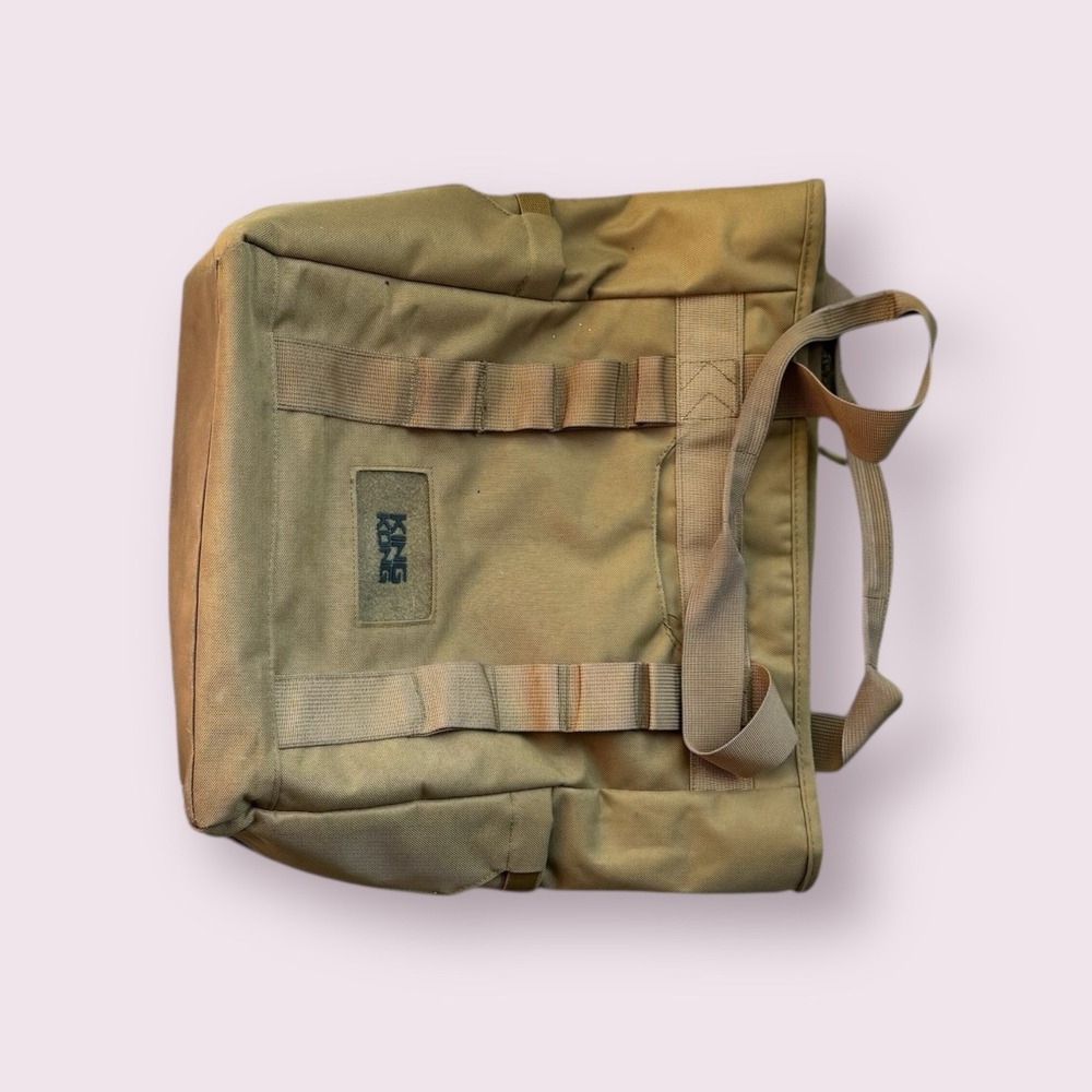 King Kong Core15 Tote Gym Bag Desert Brown Tactical Workout 15L Laptop Sleeve